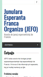 Mobile Screenshot of esperanto-jeunes.org